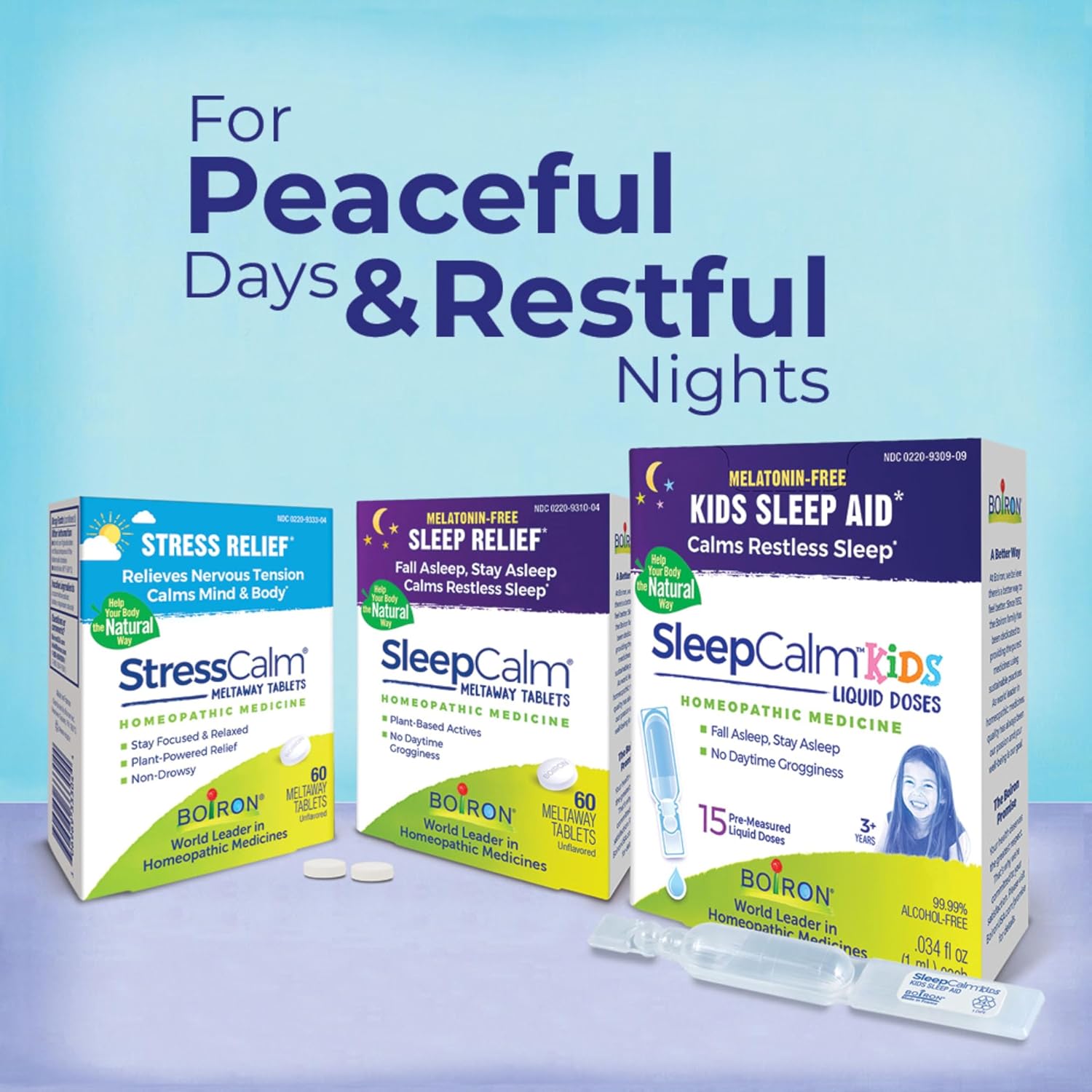 Stresscalm Tablets for Relief of Stress, Anxiousness, Nervousness, Irritability, and Fatigue - 60 Count