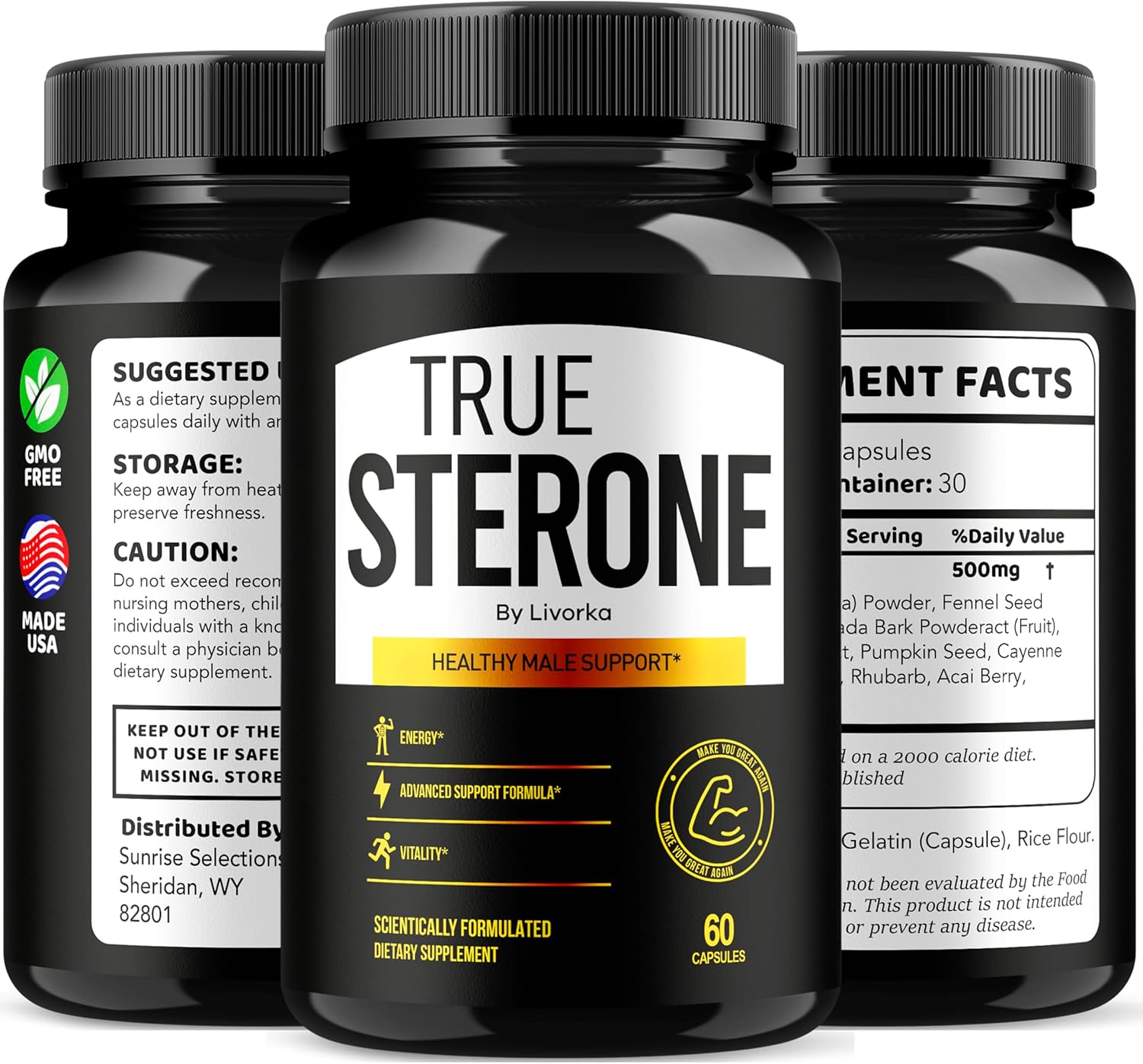 True Sterone Pills, Truesterone, True Sterone Pill, Pills True Sterone, True Sterone Vitamin Capsules, True Sterone Advanced Formula, True Sterone Reviews 60 Capsules for 1 Month