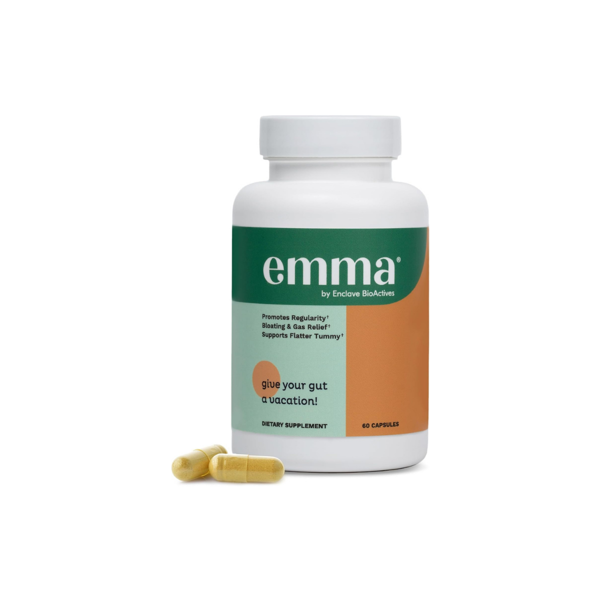 Emma Plant Based Supplement - 2 Pack (120 Vegan Capsules Total)