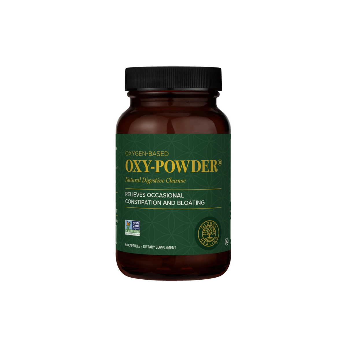 Global Healing Oxy-Powder Colon Cleanse, Constipation Relief for Women & Men, Magnesium Oxide Colon Cleanser & Detox for Weight Loss, Gut Cleanse Detox for Women and Men