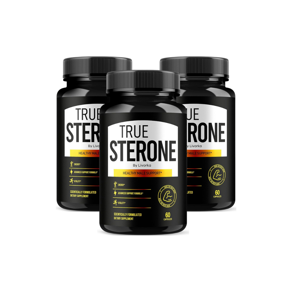 True Sterone Pills, Truesterone, True Sterone Pill, Pills True Sterone, True Sterone Vitamin Capsules, True Sterone Advanced Formula, True Sterone Reviews 180 Capsules for 3 Months (3 Pack)